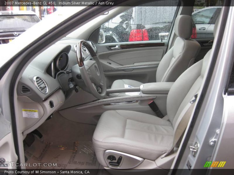 Iridium Silver Metallic / Ash Grey 2007 Mercedes-Benz GL 450