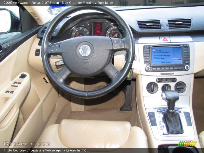 Blue Graphite Metallic / Pure Beige 2006 Volkswagen Passat 2.0T Sedan