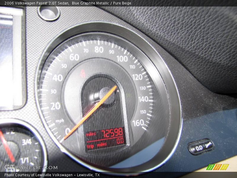 Blue Graphite Metallic / Pure Beige 2006 Volkswagen Passat 2.0T Sedan