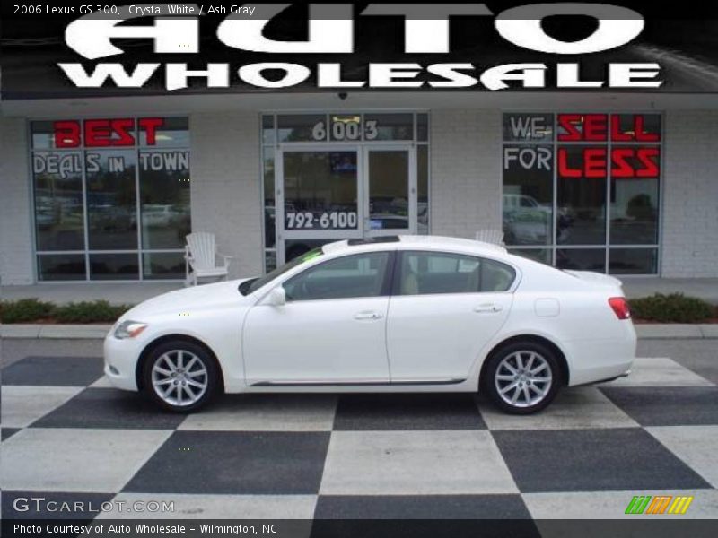 Crystal White / Ash Gray 2006 Lexus GS 300