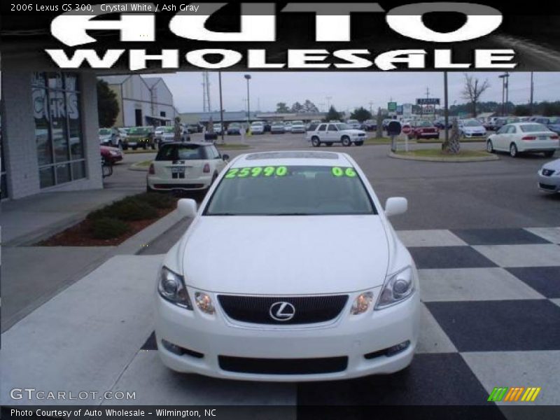 Crystal White / Ash Gray 2006 Lexus GS 300