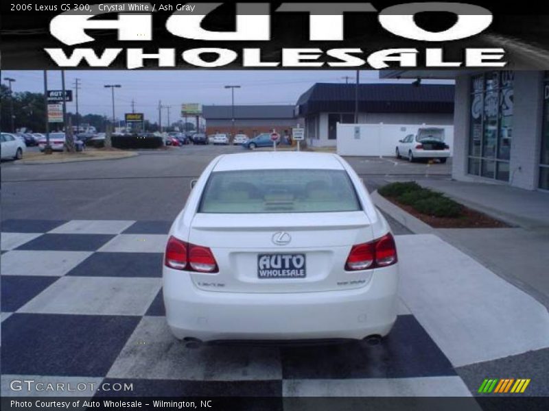 Crystal White / Ash Gray 2006 Lexus GS 300