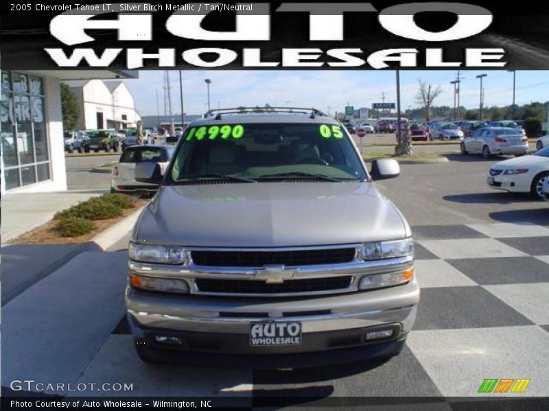Silver Birch Metallic / Tan/Neutral 2005 Chevrolet Tahoe LT