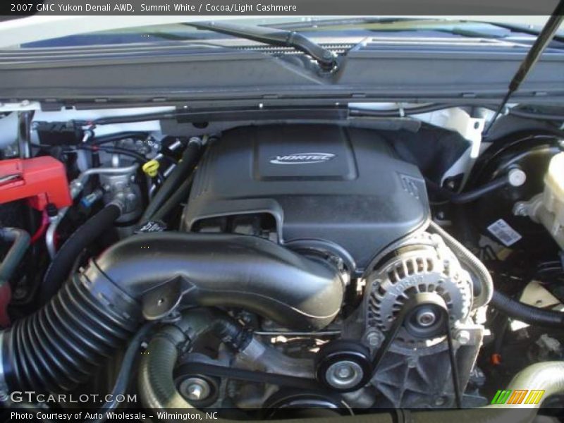 Summit White / Cocoa/Light Cashmere 2007 GMC Yukon Denali AWD