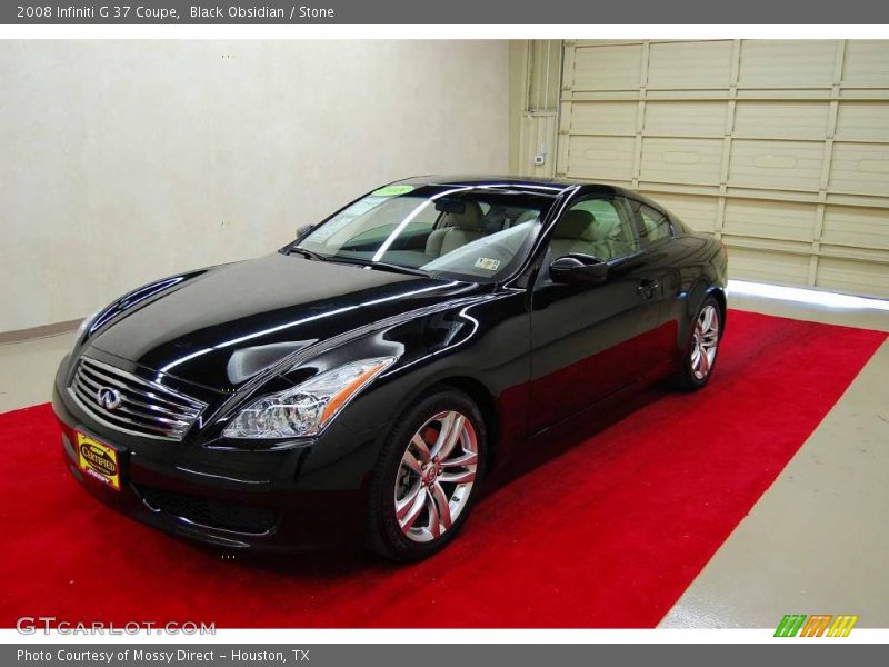 Black Obsidian / Stone 2008 Infiniti G 37 Coupe