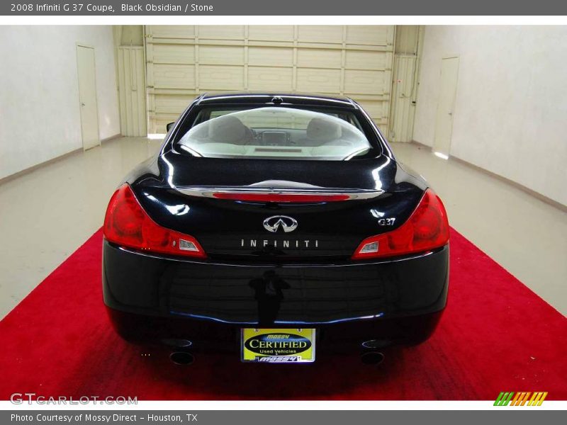 Black Obsidian / Stone 2008 Infiniti G 37 Coupe