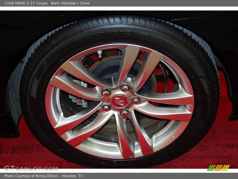 Black Obsidian / Stone 2008 Infiniti G 37 Coupe