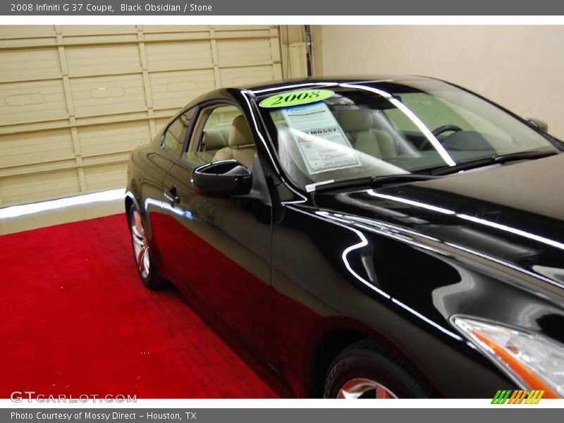 Black Obsidian / Stone 2008 Infiniti G 37 Coupe