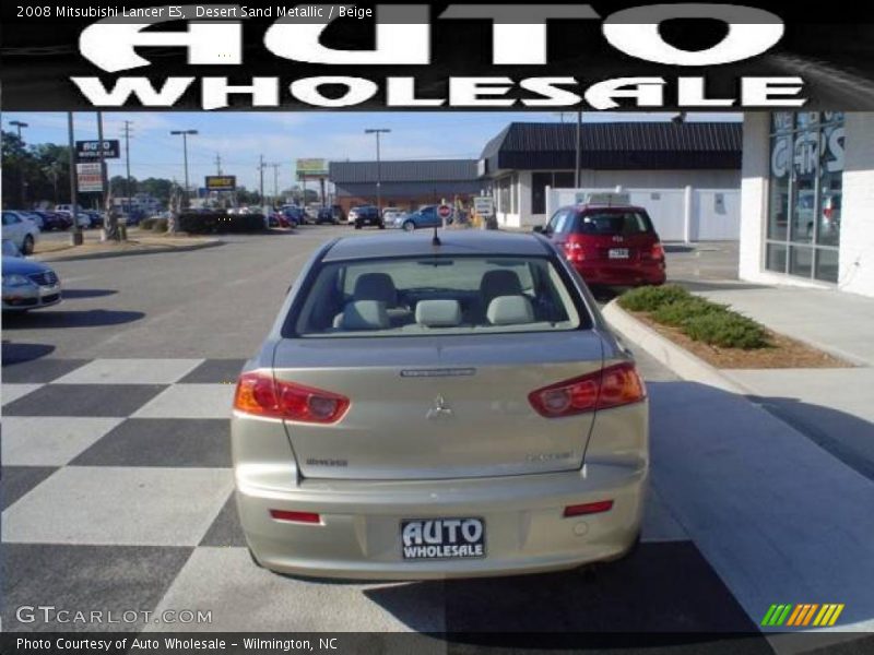 Desert Sand Metallic / Beige 2008 Mitsubishi Lancer ES