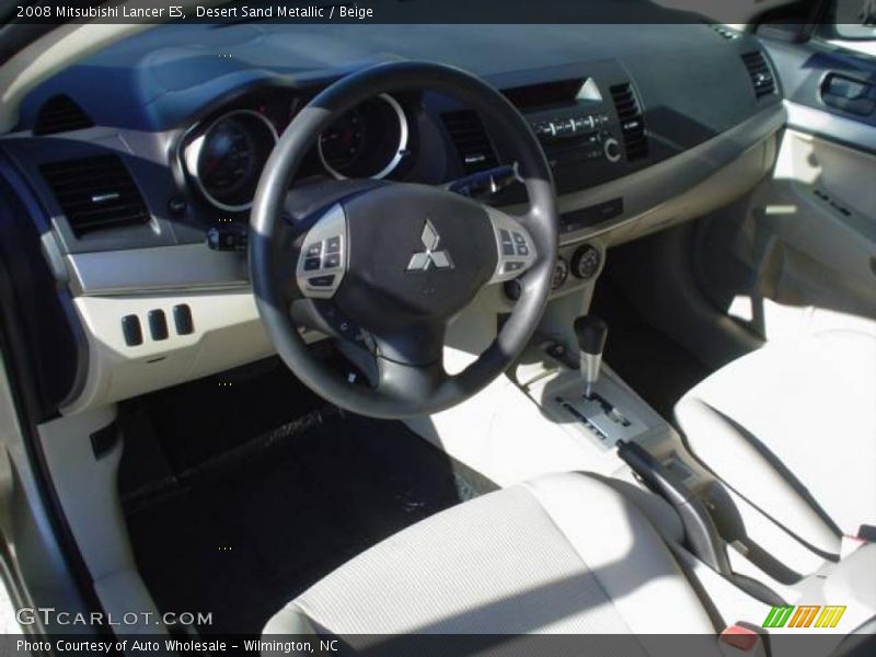 Desert Sand Metallic / Beige 2008 Mitsubishi Lancer ES