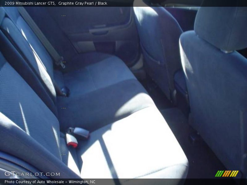 Graphite Gray Pearl / Black 2009 Mitsubishi Lancer GTS