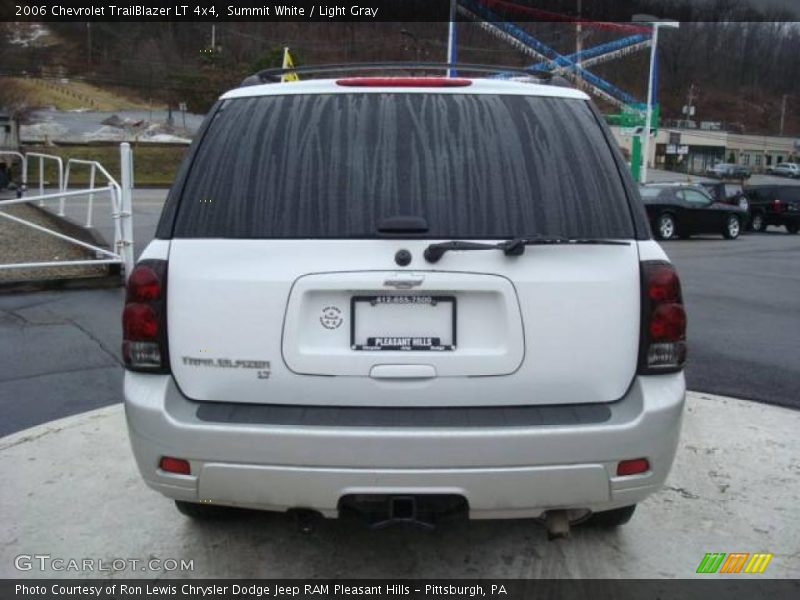 Summit White / Light Gray 2006 Chevrolet TrailBlazer LT 4x4