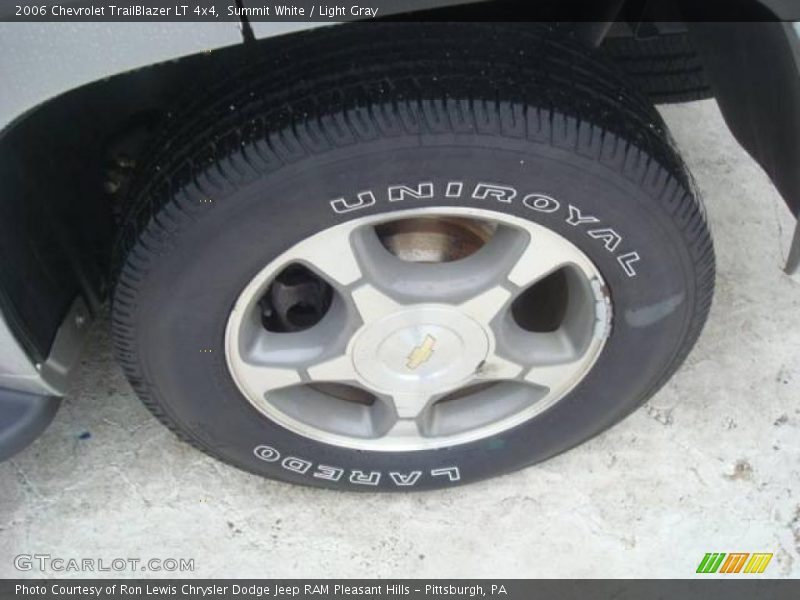 Summit White / Light Gray 2006 Chevrolet TrailBlazer LT 4x4