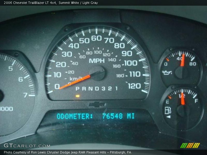 Summit White / Light Gray 2006 Chevrolet TrailBlazer LT 4x4