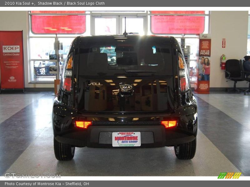 Shadow Black / Black Soul Logo Cloth 2010 Kia Soul +
