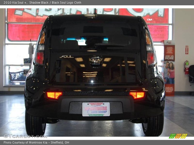 Shadow Black / Black Soul Logo Cloth 2010 Kia Soul +