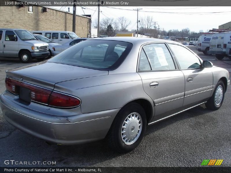 Medium Marblehead Metallic / Medium Gray 1998 Buick Century Limited