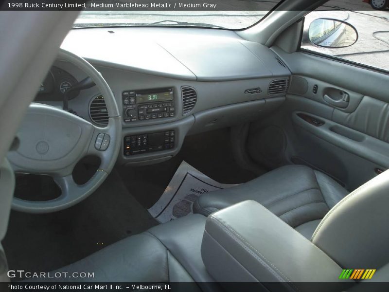Medium Marblehead Metallic / Medium Gray 1998 Buick Century Limited