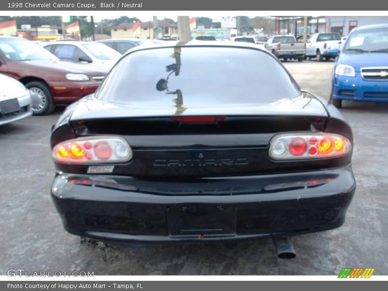 Black / Neutral 1998 Chevrolet Camaro Coupe