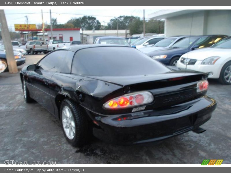 Black / Neutral 1998 Chevrolet Camaro Coupe