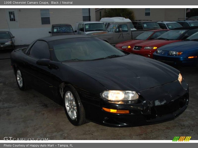 Black / Neutral 1998 Chevrolet Camaro Coupe