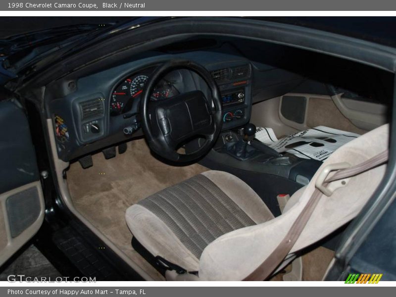 Black / Neutral 1998 Chevrolet Camaro Coupe