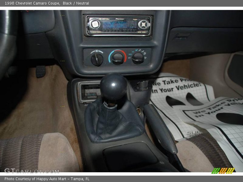 Black / Neutral 1998 Chevrolet Camaro Coupe
