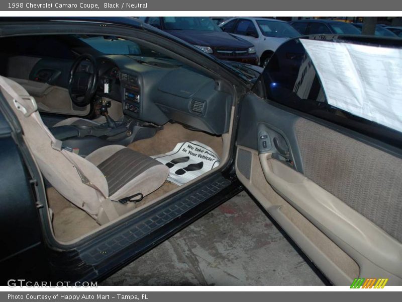 Black / Neutral 1998 Chevrolet Camaro Coupe