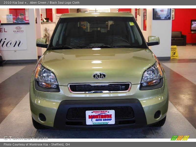 Alien Green / Black Soul Logo Cloth 2010 Kia Soul +