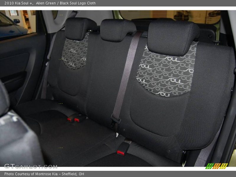 Alien Green / Black Soul Logo Cloth 2010 Kia Soul +