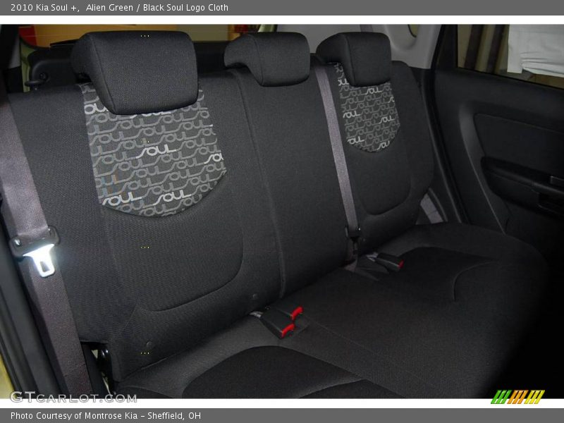 Alien Green / Black Soul Logo Cloth 2010 Kia Soul +