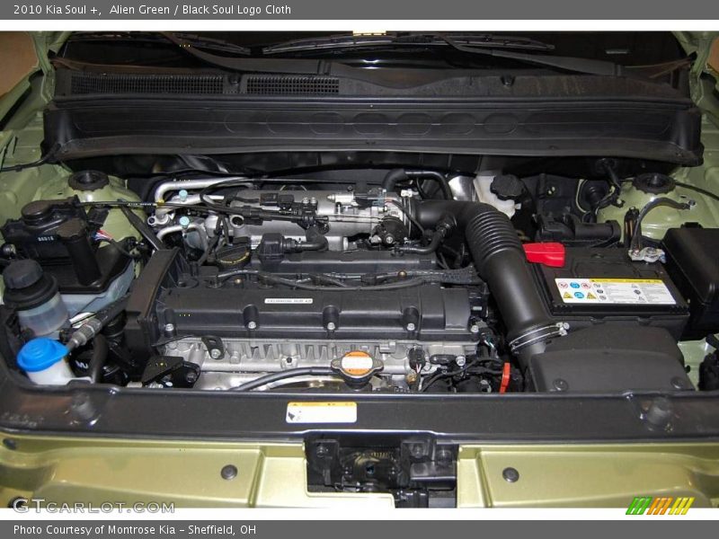 Alien Green / Black Soul Logo Cloth 2010 Kia Soul +
