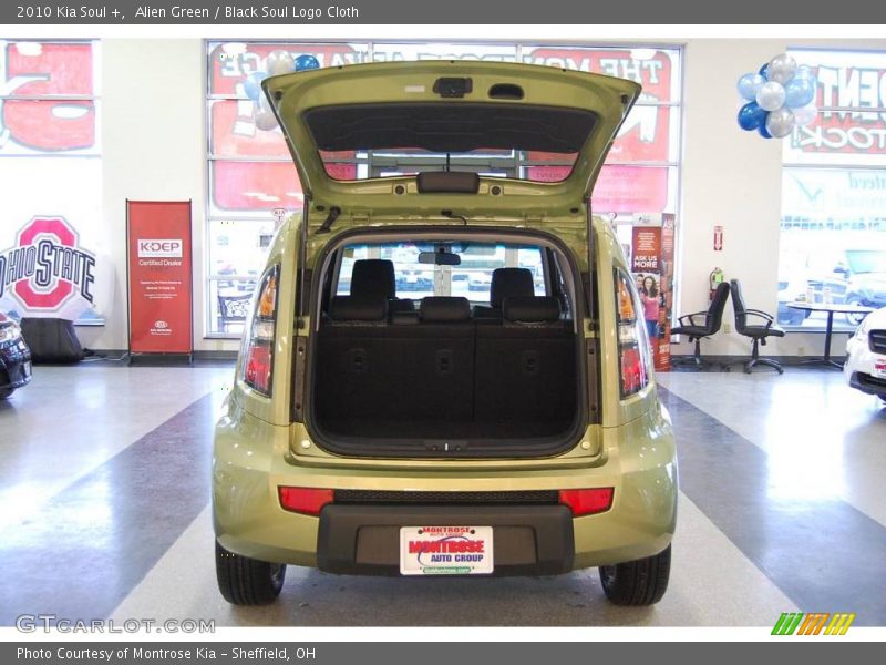Alien Green / Black Soul Logo Cloth 2010 Kia Soul +
