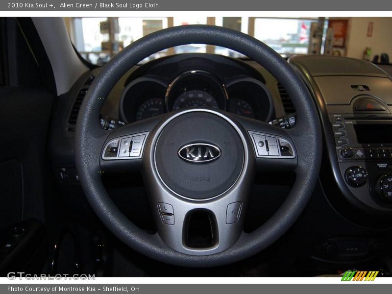 Alien Green / Black Soul Logo Cloth 2010 Kia Soul +