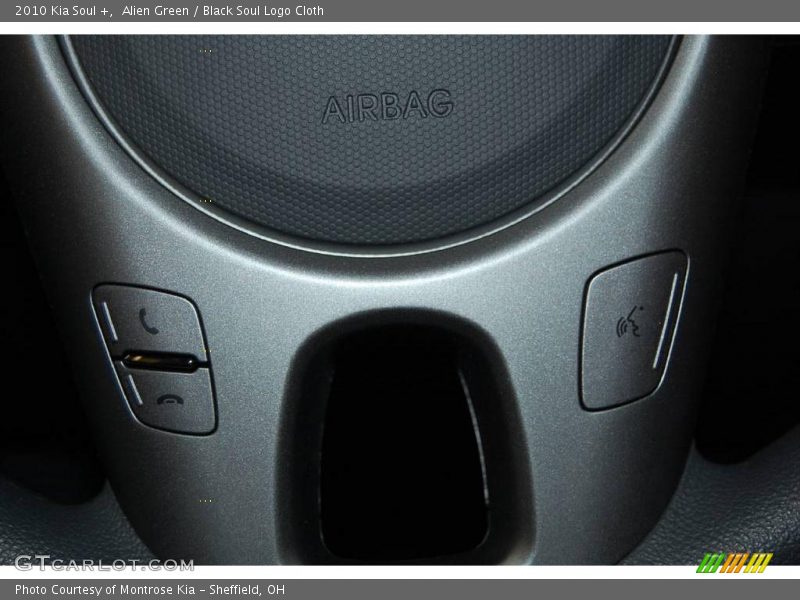 Alien Green / Black Soul Logo Cloth 2010 Kia Soul +