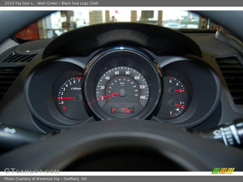 Alien Green / Black Soul Logo Cloth 2010 Kia Soul +