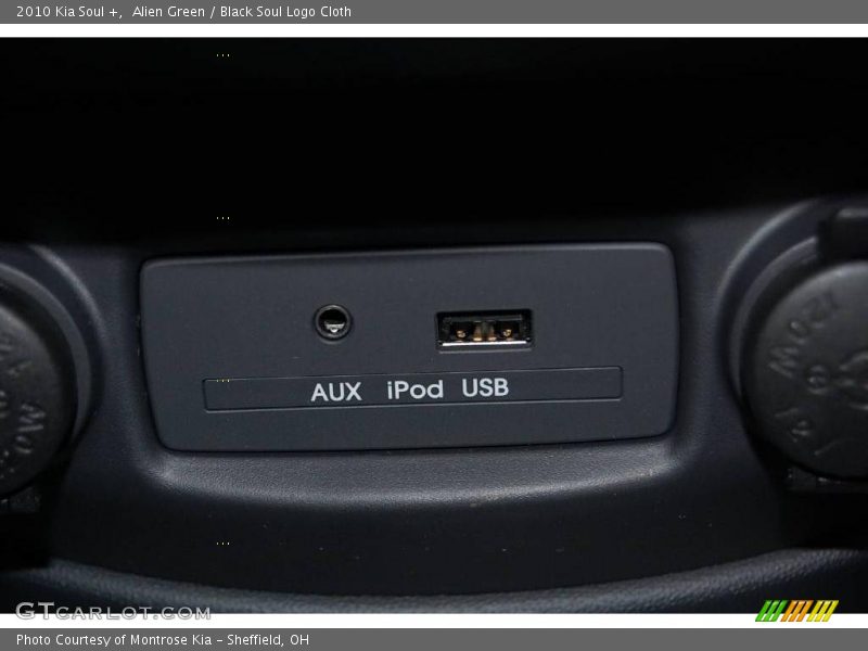 Alien Green / Black Soul Logo Cloth 2010 Kia Soul +