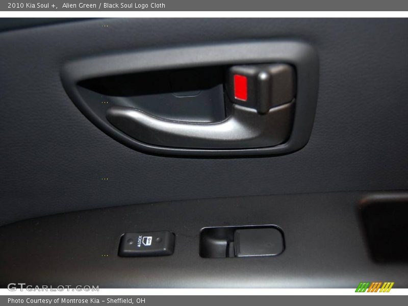 Alien Green / Black Soul Logo Cloth 2010 Kia Soul +