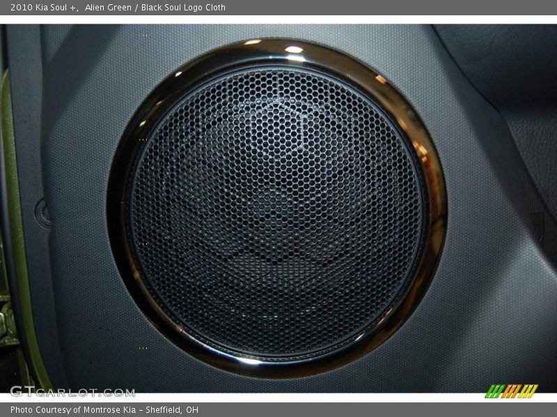 Alien Green / Black Soul Logo Cloth 2010 Kia Soul +