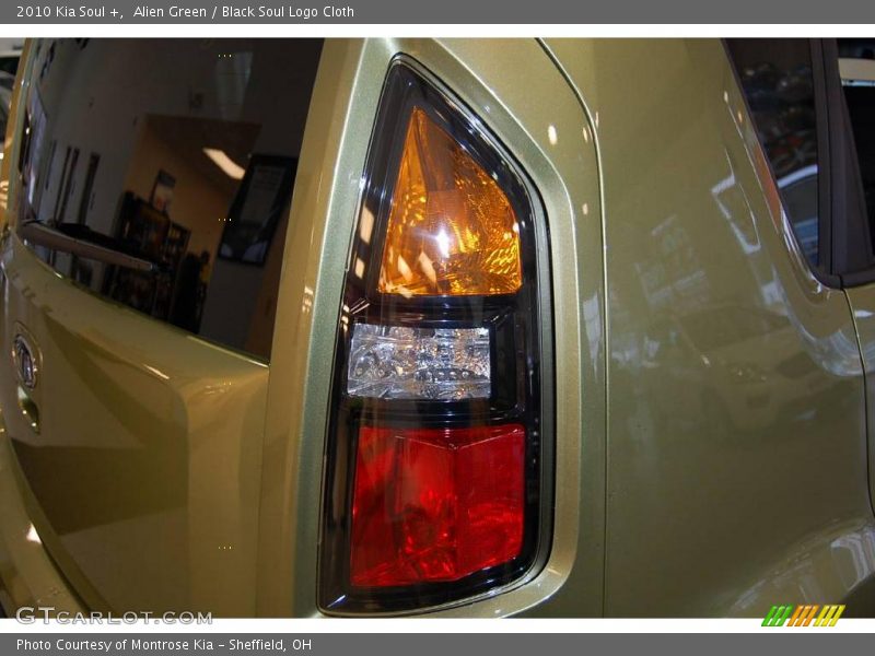 Alien Green / Black Soul Logo Cloth 2010 Kia Soul +