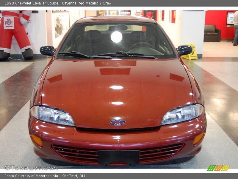 Cayenne Red Metallic / Gray 1998 Chevrolet Cavalier Coupe