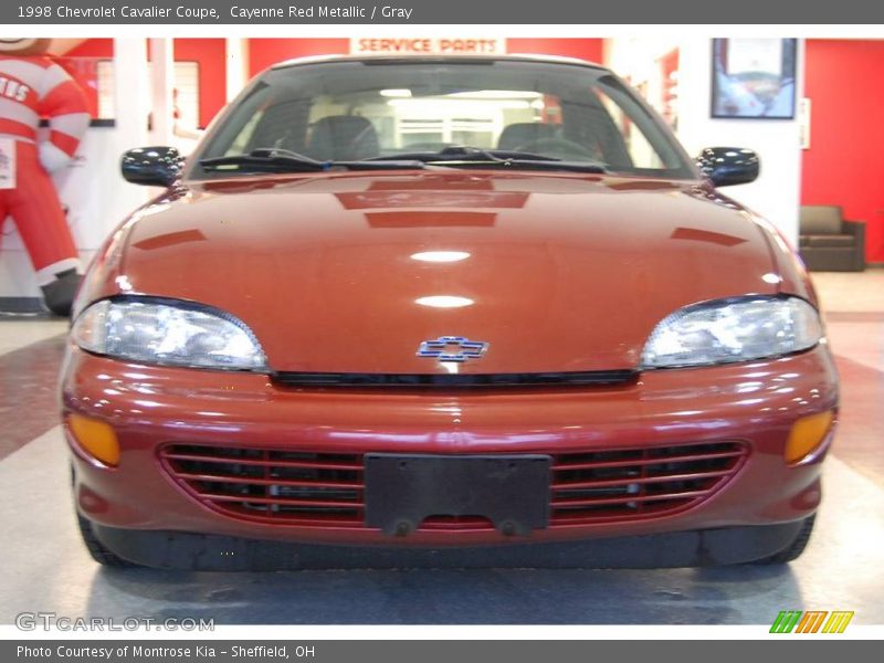 Cayenne Red Metallic / Gray 1998 Chevrolet Cavalier Coupe