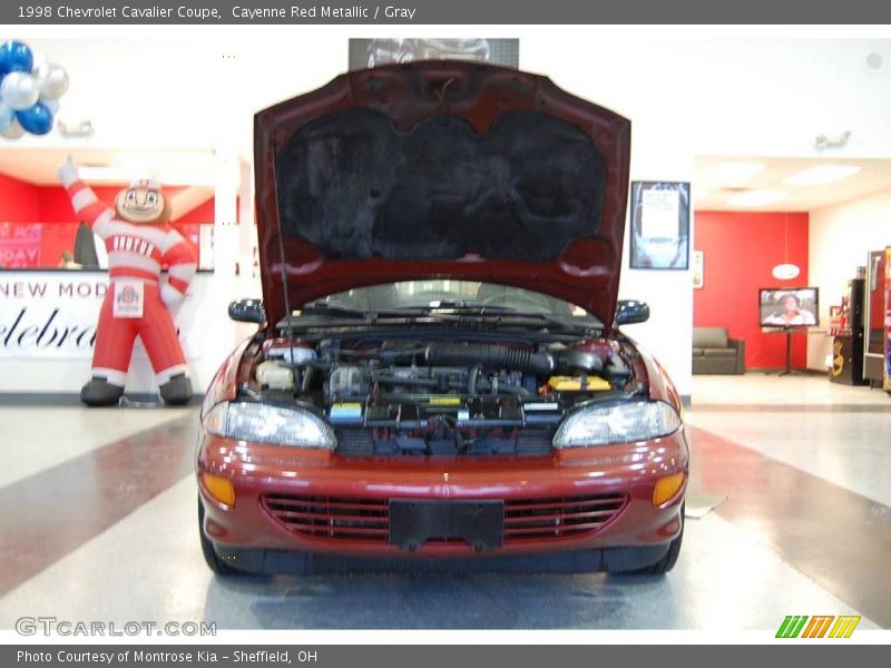 Cayenne Red Metallic / Gray 1998 Chevrolet Cavalier Coupe