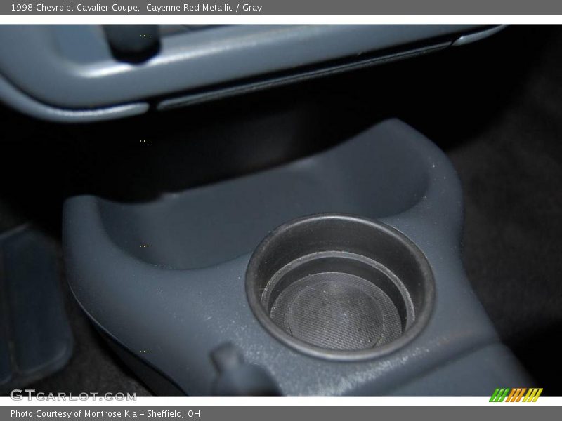 Cayenne Red Metallic / Gray 1998 Chevrolet Cavalier Coupe