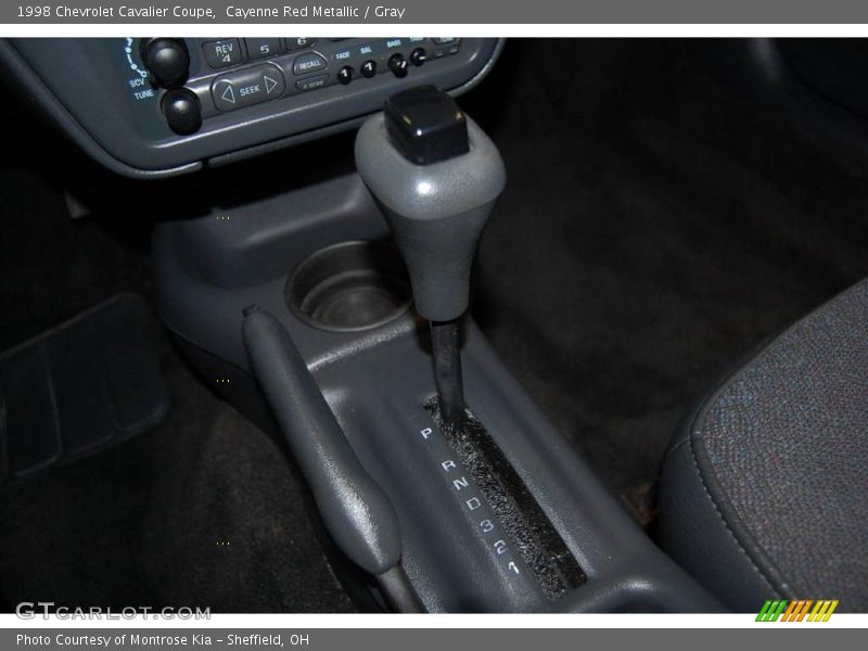 Cayenne Red Metallic / Gray 1998 Chevrolet Cavalier Coupe