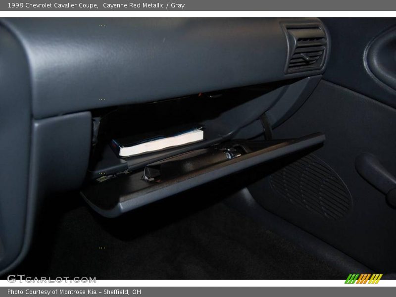 Cayenne Red Metallic / Gray 1998 Chevrolet Cavalier Coupe