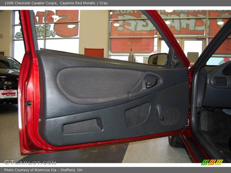 Cayenne Red Metallic / Gray 1998 Chevrolet Cavalier Coupe