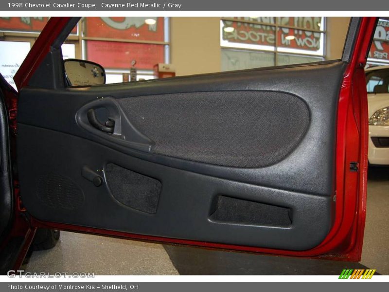 Cayenne Red Metallic / Gray 1998 Chevrolet Cavalier Coupe