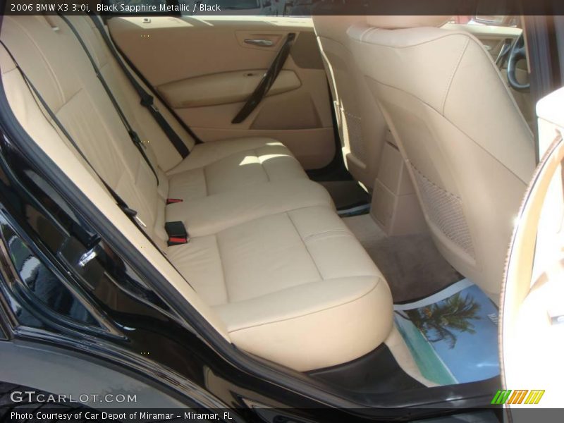 Black Sapphire Metallic / Black 2006 BMW X3 3.0i