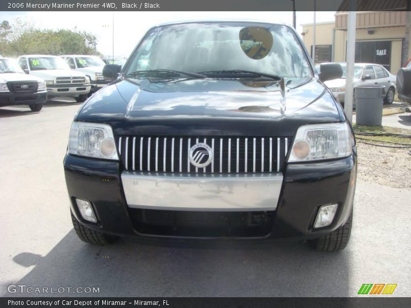 Black / Black 2006 Mercury Mariner Premier 4WD